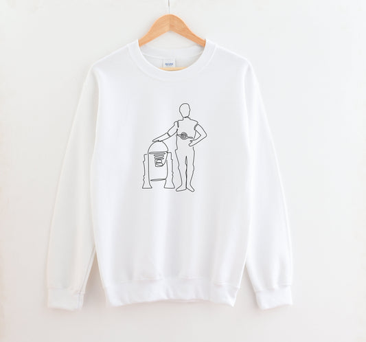 Star Wars Minimalist Droid Cozy Sweatshirt